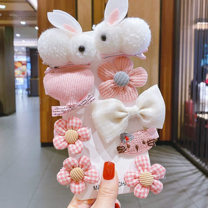 Women's Plush Cloth Handmade Fashion Ol Style Side Clip Hairpin - Image 25