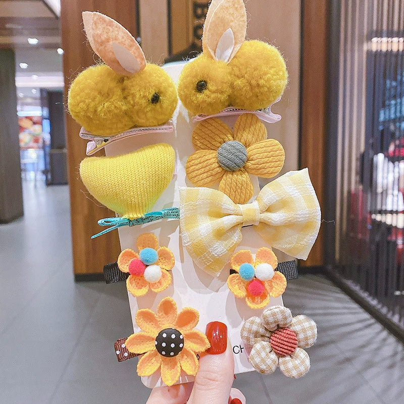 Women's Plush Cloth Handmade Fashion Ol Style Side Clip Hairpin - Image 26