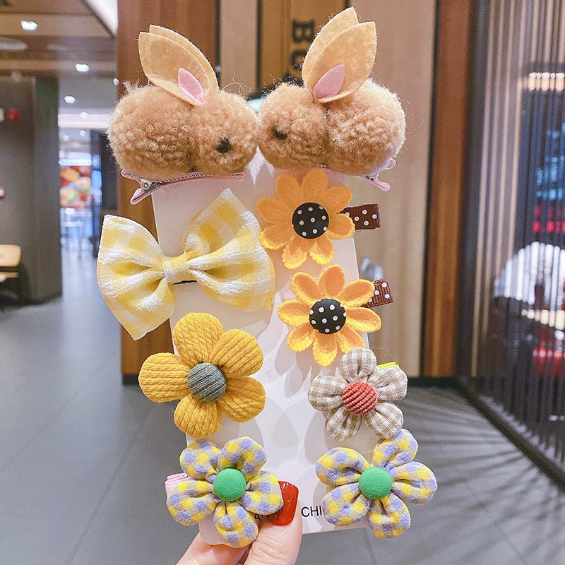 Women's Plush Cloth Handmade Fashion Ol Style Side Clip Hairpin - Image 27