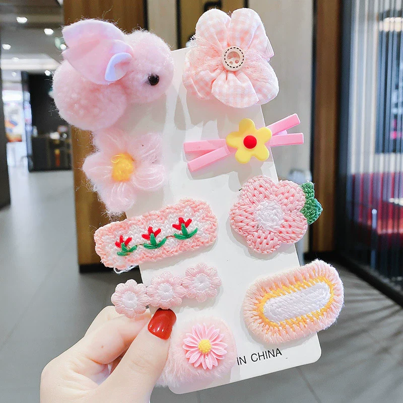 Women's Plush Cloth Handmade Fashion Ol Style Side Clip Hairpin - Image 28