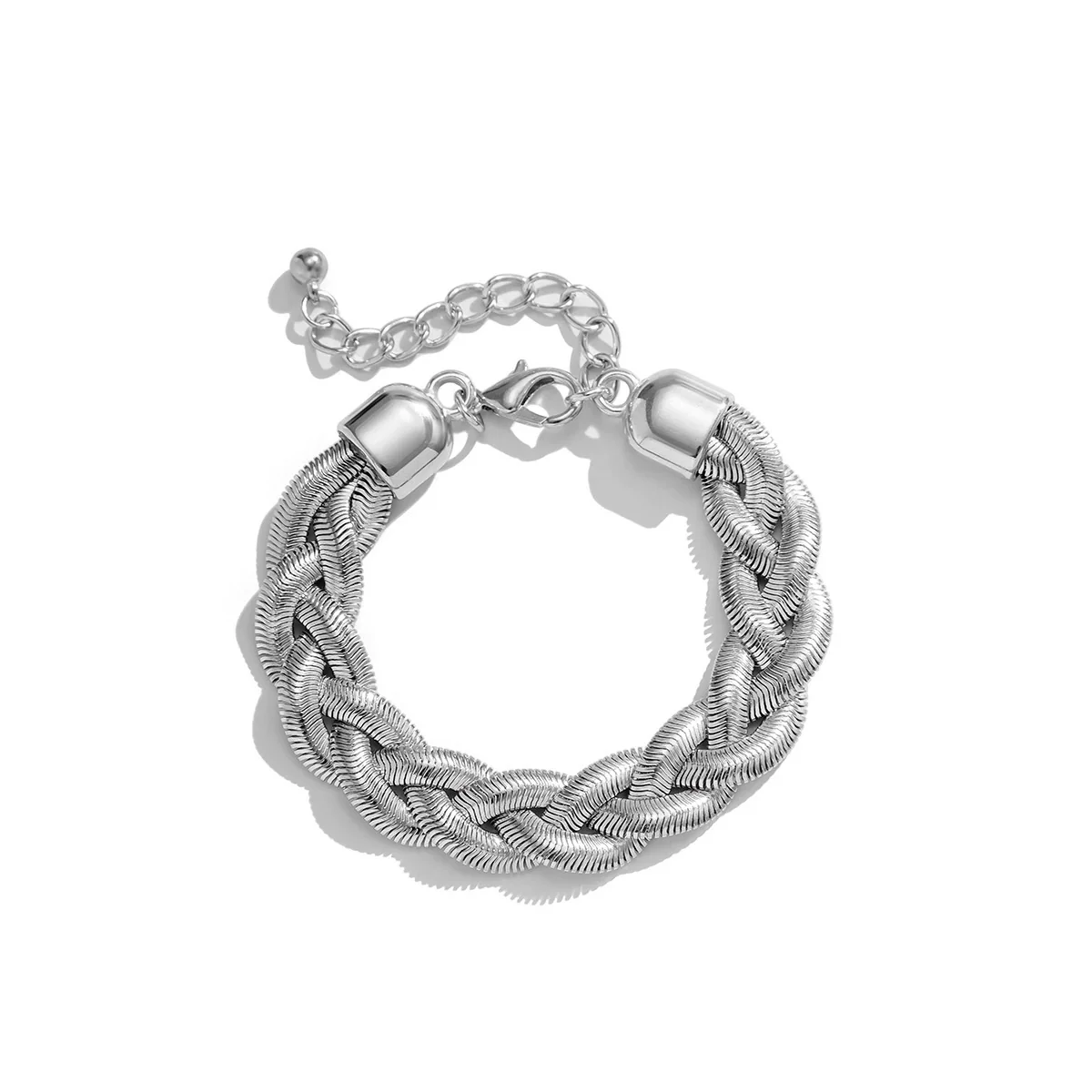 Women's Punk Style Iron Snake Bone Chain Geometric Clavicle Necklace - Image 5