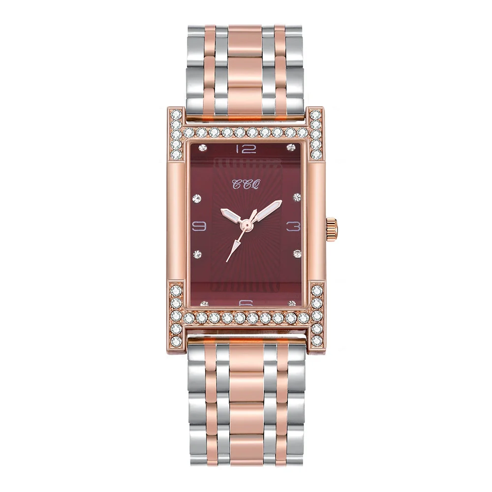 Women's Quartz Steel Band Watch Alloy Case Ordinary Glass Mirror - Image 11