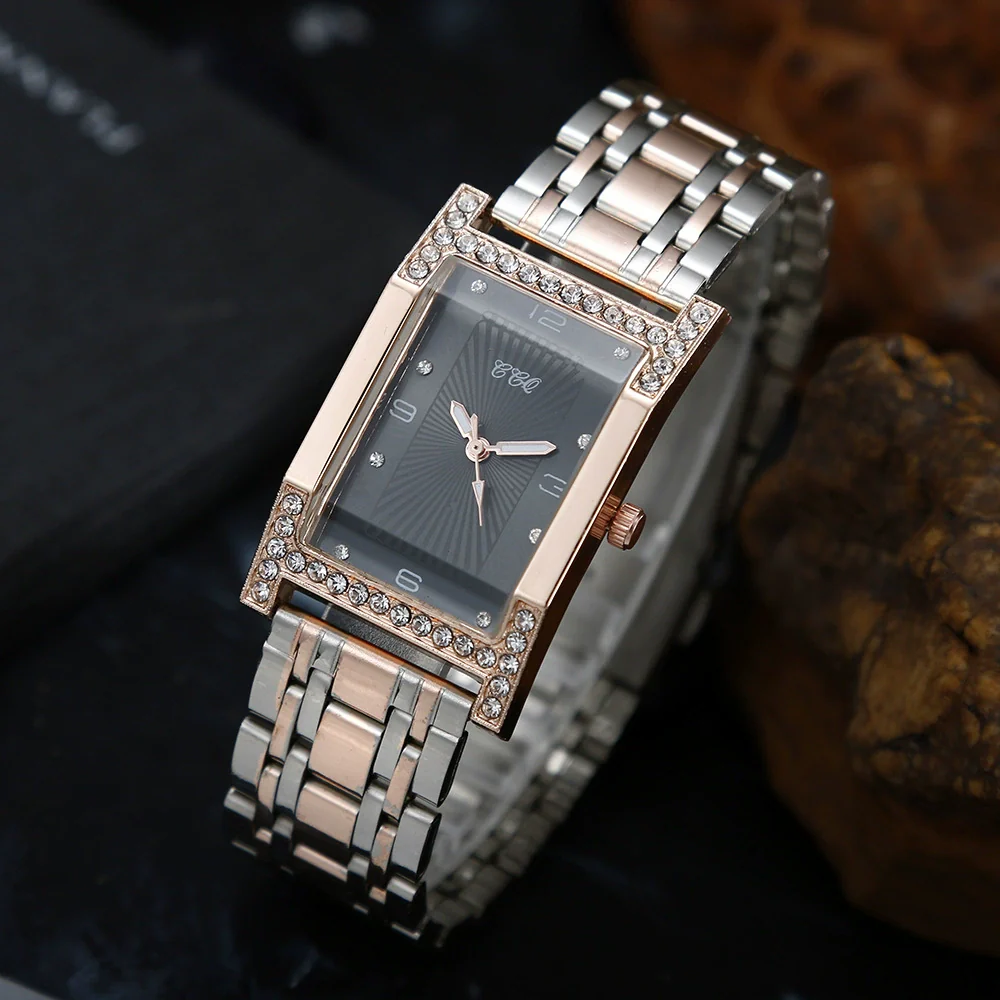 Women's Quartz Steel Band Watch Alloy Case Ordinary Glass Mirror - Image 2
