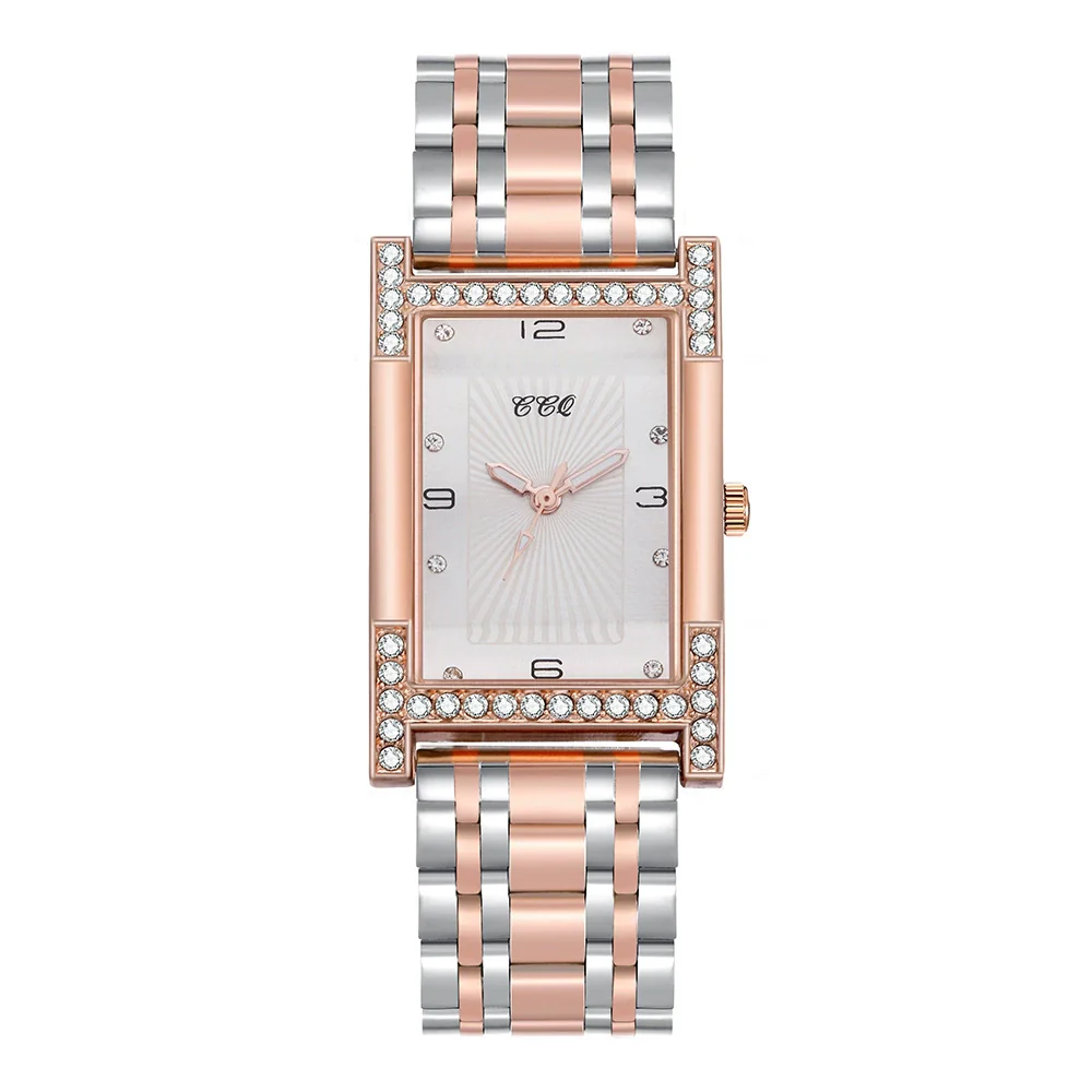 Women's Quartz Steel Band Watch Alloy Case Ordinary Glass Mirror - Image 4