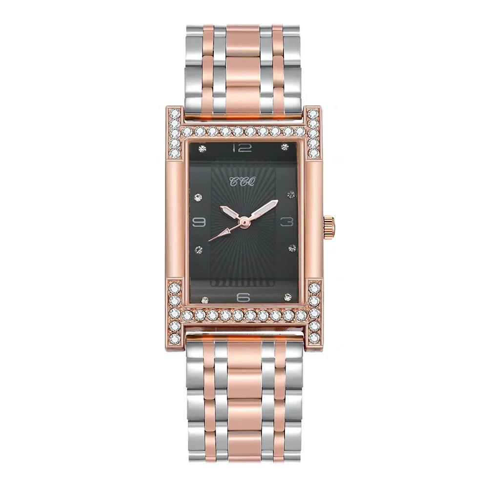 Women's Quartz Steel Band Watch Alloy Case Ordinary Glass Mirror - Image 5
