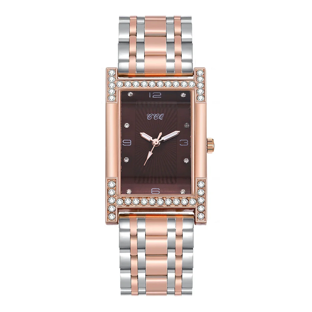 Women's Quartz Steel Band Watch Alloy Case Ordinary Glass Mirror - Image 8