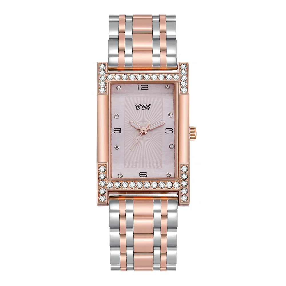 Women's Quartz Steel Band Watch Alloy Case Ordinary Glass Mirror - Image 9