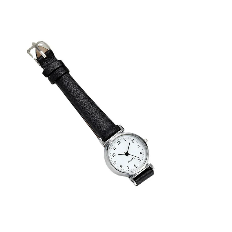 Women's Quartz Watch Alloy Case Imitation Leather Strap Stainless Steel Buckle Round Dial Leisure Style - Image 5