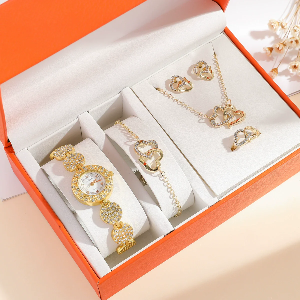 Women's Quartz Watch Alloy Case Stainless Steel Strap Round Dial Leisure Style - Image 9