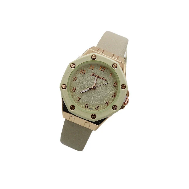 Women's Quartz Watch Leather Pu Alloy Mineral Strengthened Glass Mirror Rhombus Dial Leisure Style - Image 5
