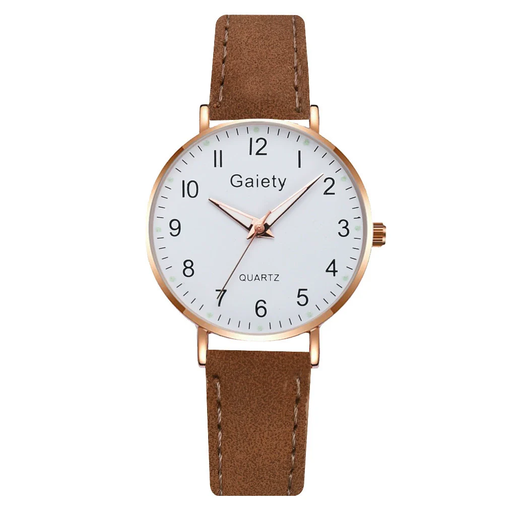 Women's Quartz Watch Set Canvas Strap Alloy Case Round Dial Leisure Style - Image 8