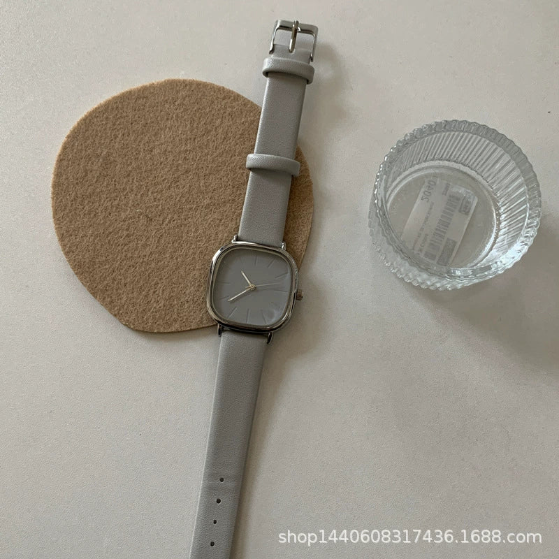 Women's Retro Minimalist Square Dial Alloy Case Leisure Style Watch - Image 7