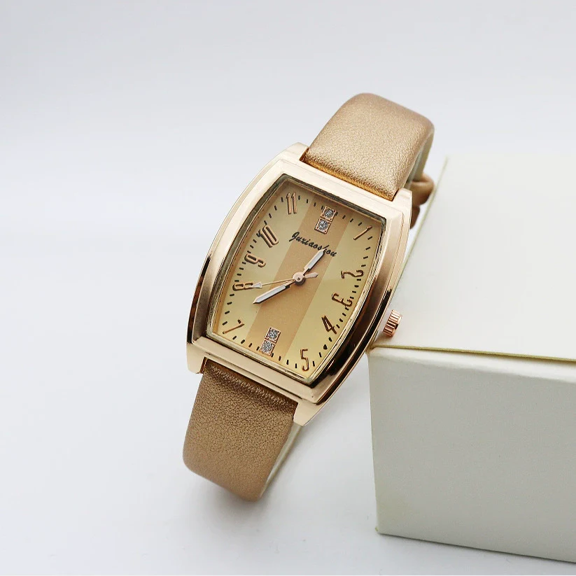 Women's Retro Square Casual Quartz Watch With Alloy Case Pu Strap And Mineral Strengthened Glass Mirror - Image 10