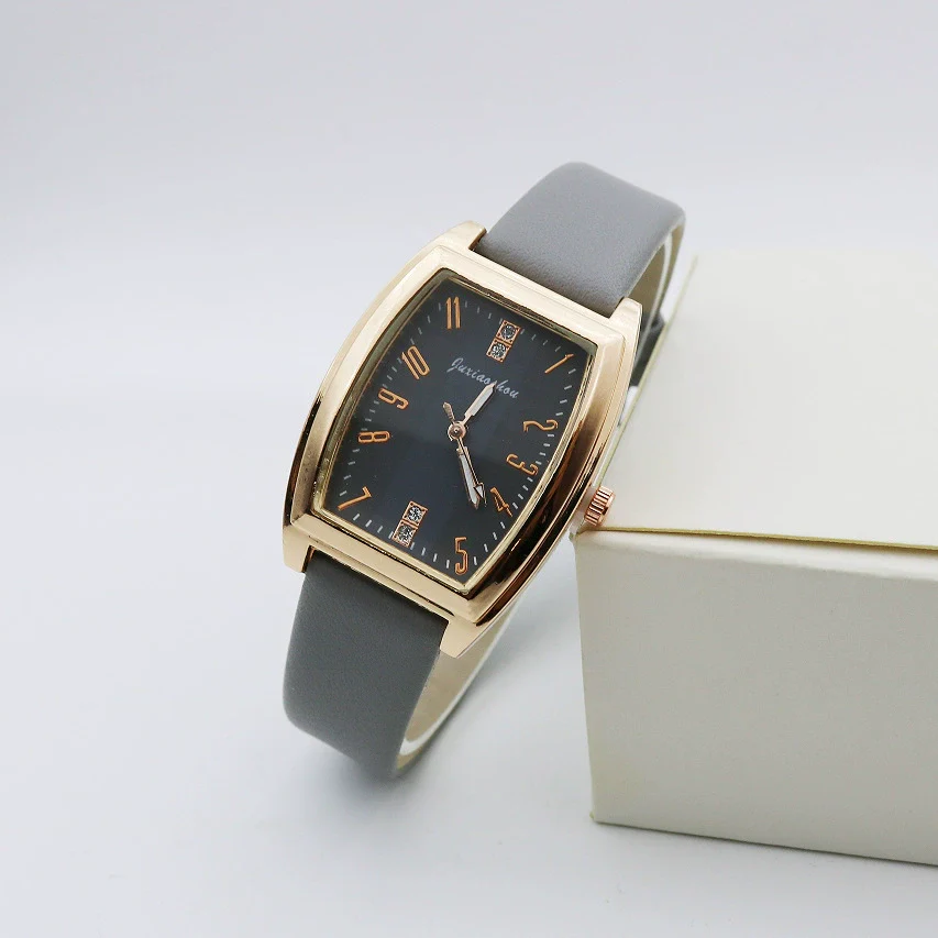 Women's Retro Square Casual Quartz Watch With Alloy Case Pu Strap And Mineral Strengthened Glass Mirror - Image 4