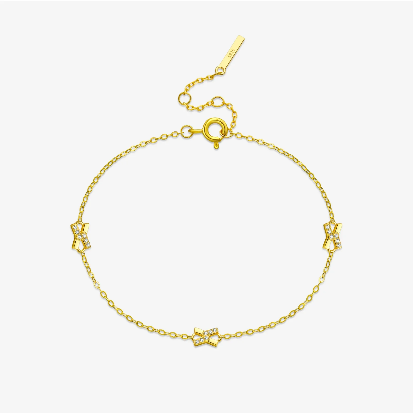 Women's S925 Sterling Silver Jewelry Set With Microinlaid Zircon Bracelet Necklace Earrings Classic Versatile Design - Image 15