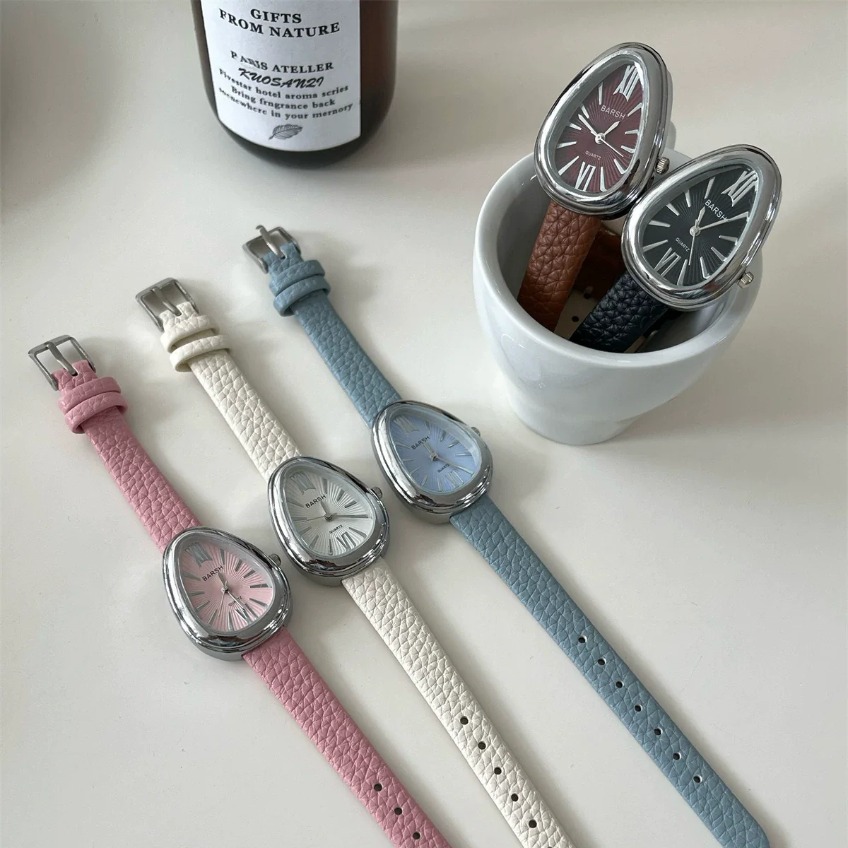 Women's Specialshaped Snakehead Watch Alloy Material Retro Simple Design - Image 3