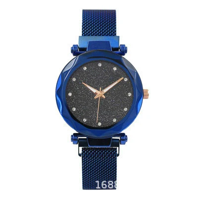 Women's Stainless Steel Casual Creative Starry Sky Magnet Strap Round Dial Watch - Image 8