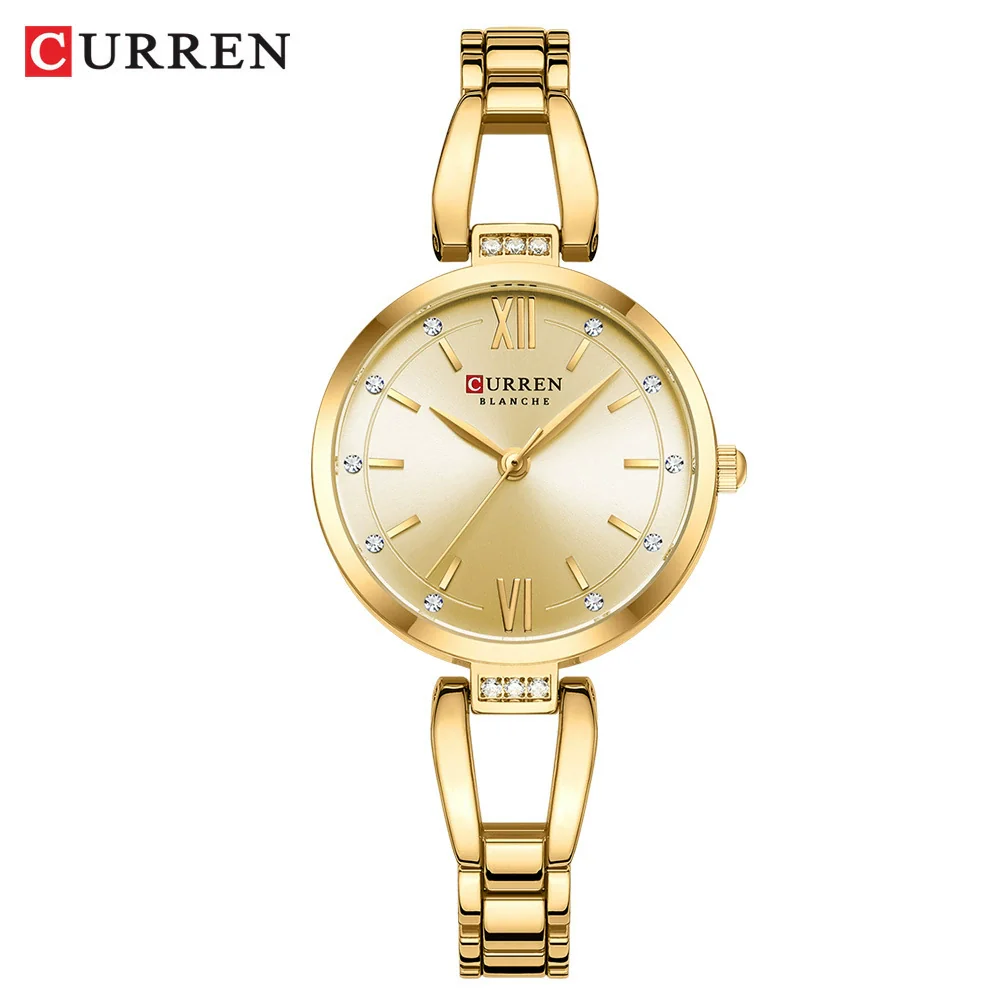 Women's Stainless Steel Diecast Quartz Watch With Round Dial And Simple Leisure Style - Image 7