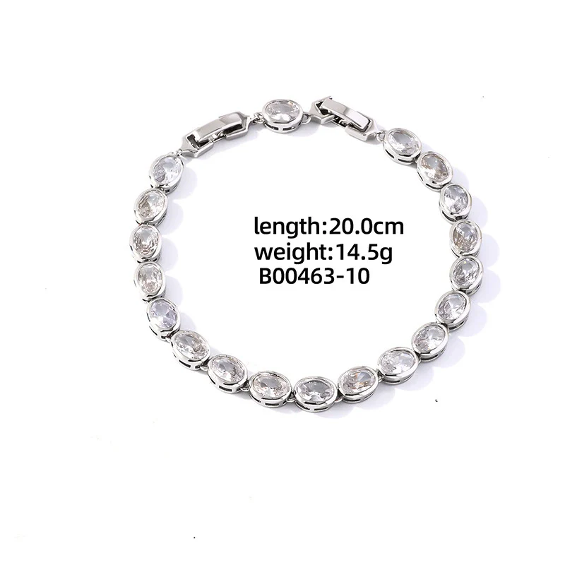 Women's Sterling Silver And Copper Heartshaped Zircon Inlaid Bracelet With Constellation And Leaves Pattern Fresh And Natural Style - Image 7