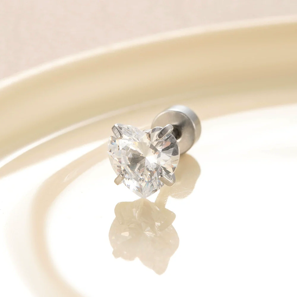 Women's Sweet Geometric Zircon Metal Ear Nail - Image 5