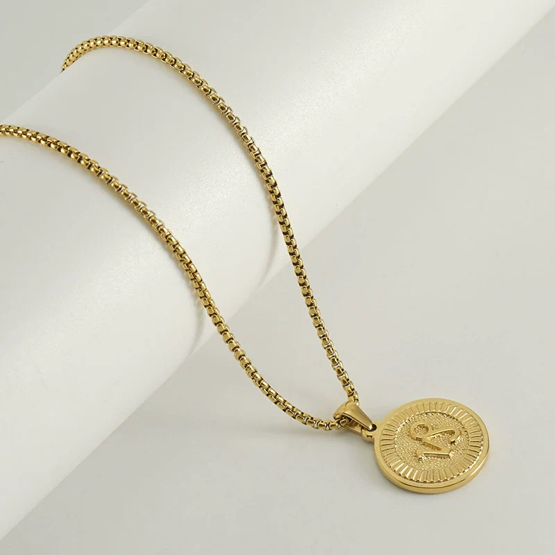 Women's 316L Stainless Steel And 316L Stainless Steel Constellation Necklace With Electroplating And Square Pearl Chain - Image 11