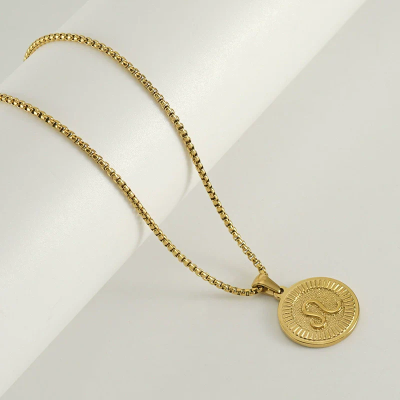Women's 316L Stainless Steel And 316L Stainless Steel Constellation Necklace With Electroplating And Square Pearl Chain - Image 7