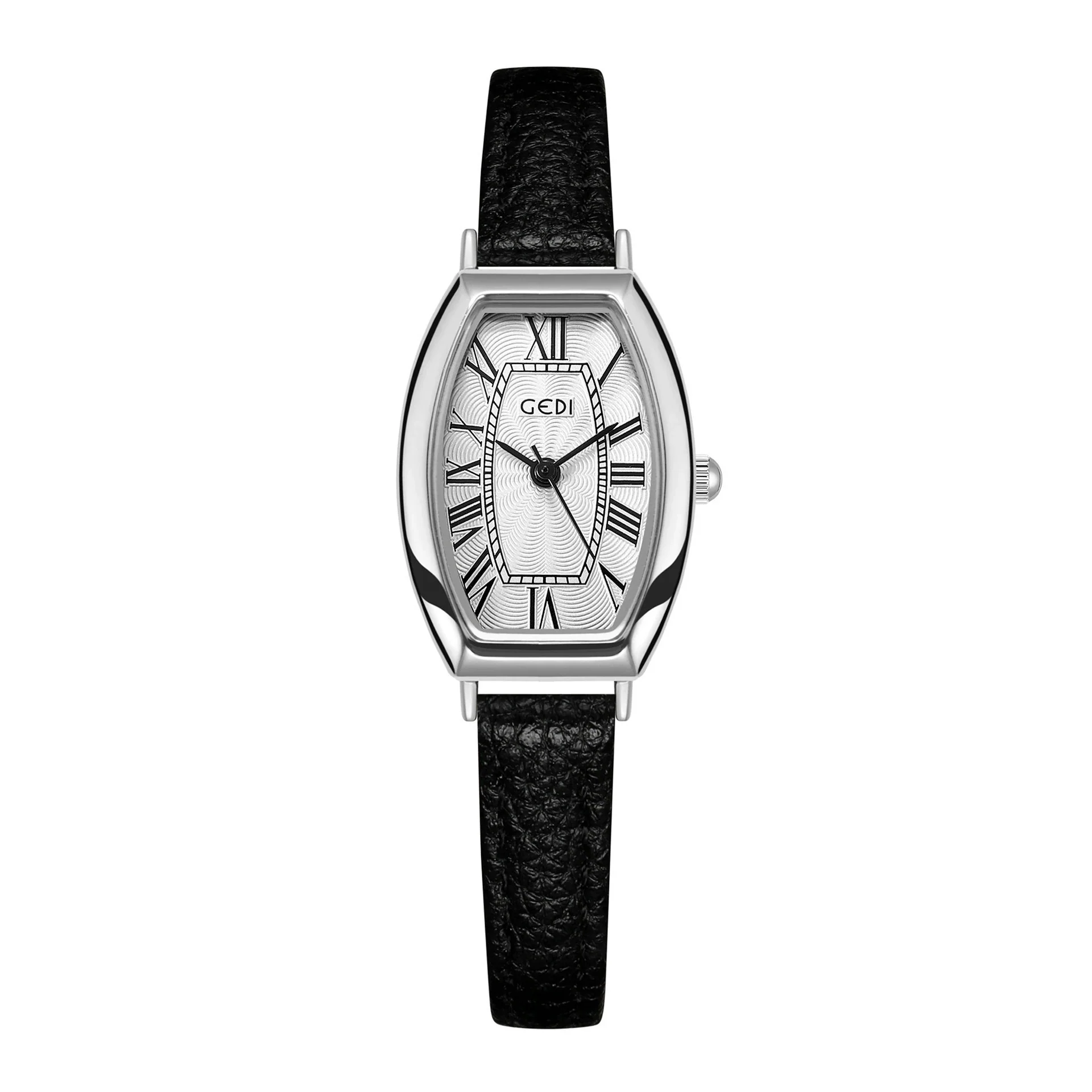 Women's Vintage Barrel Dial Alloy Case Belt Strap Quartz Watch - Image 7