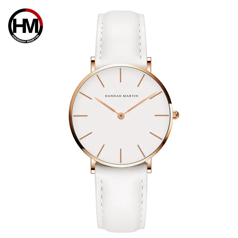 Women's Watch Alloy Case Stainless Steel Clasp Pu Strap Round Dial Simple Fashion Waterproof - Image 13