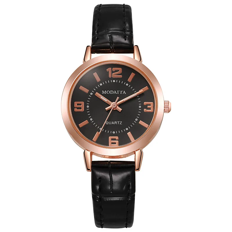 Women's Watch Alloy Imitation Leather Stainless Steel Round Leisure Luminous Non Mechanical - Image 5