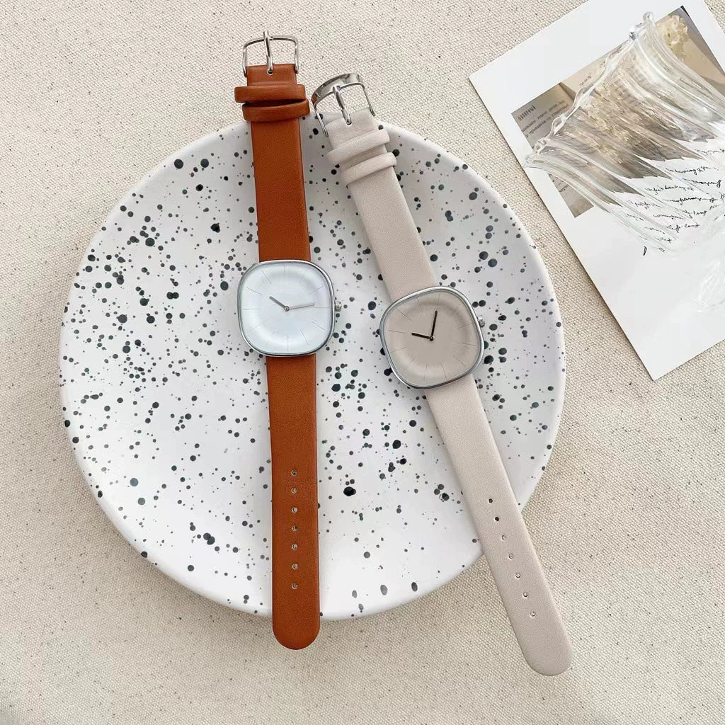 Women's Watch Alloy Skin Stainless Steel Round Japanese Style Minimalist - Image 3